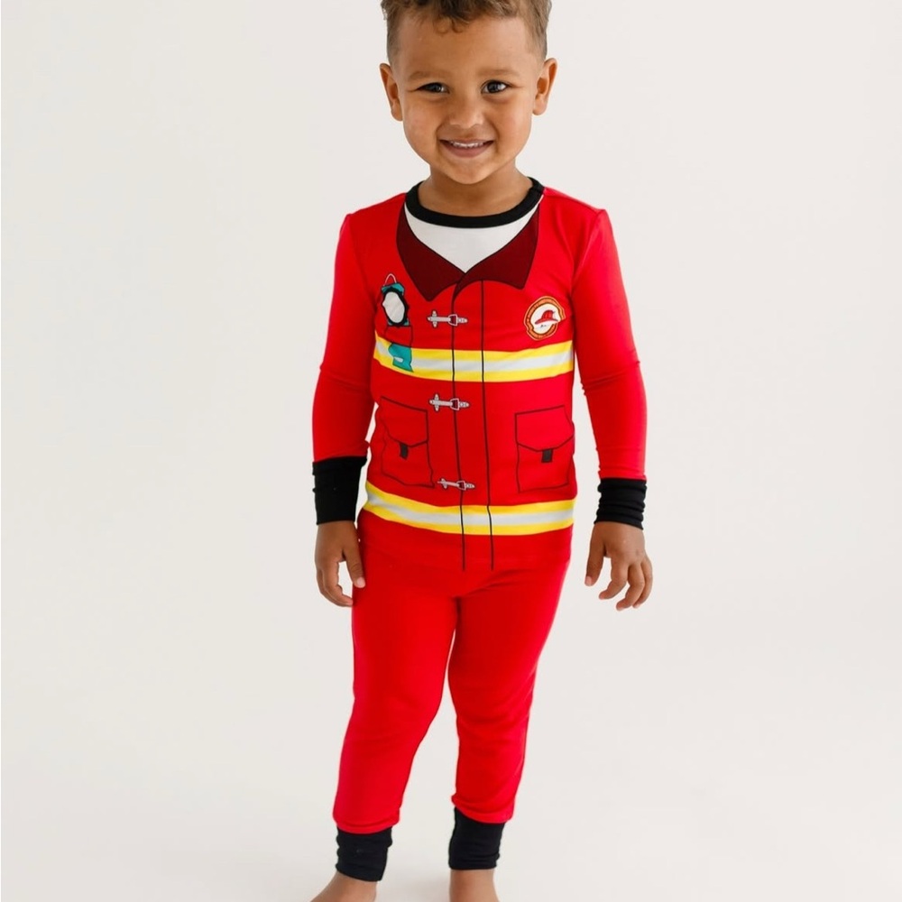 ISO POSH PEANUT Firefighter Pajama Set— SIZE 3T or 4T